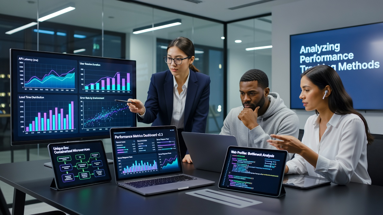 Analyzing Performance Tracking Methods in Unique Software Environments for Web Professionals