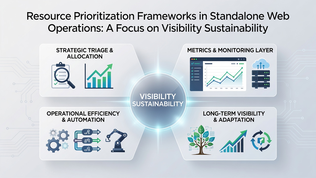 Resource Prioritization Frameworks in Standalone Web Operations: A Focus on Visibility Sustainability